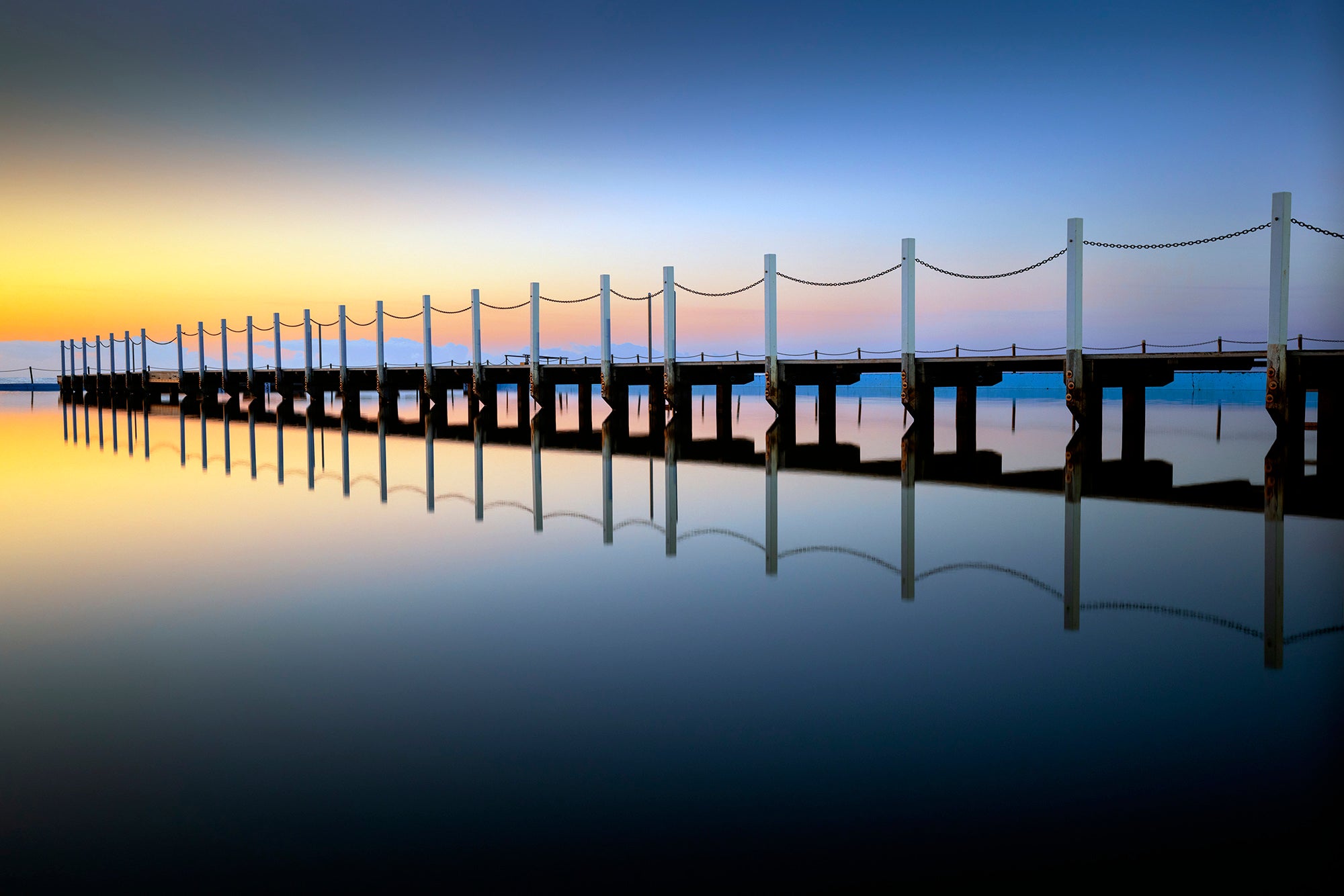 Blue Rockpool -  Fine art photograph of North Narrabeen Rockpool by Rochelle Salava | Salava Fine Art. 