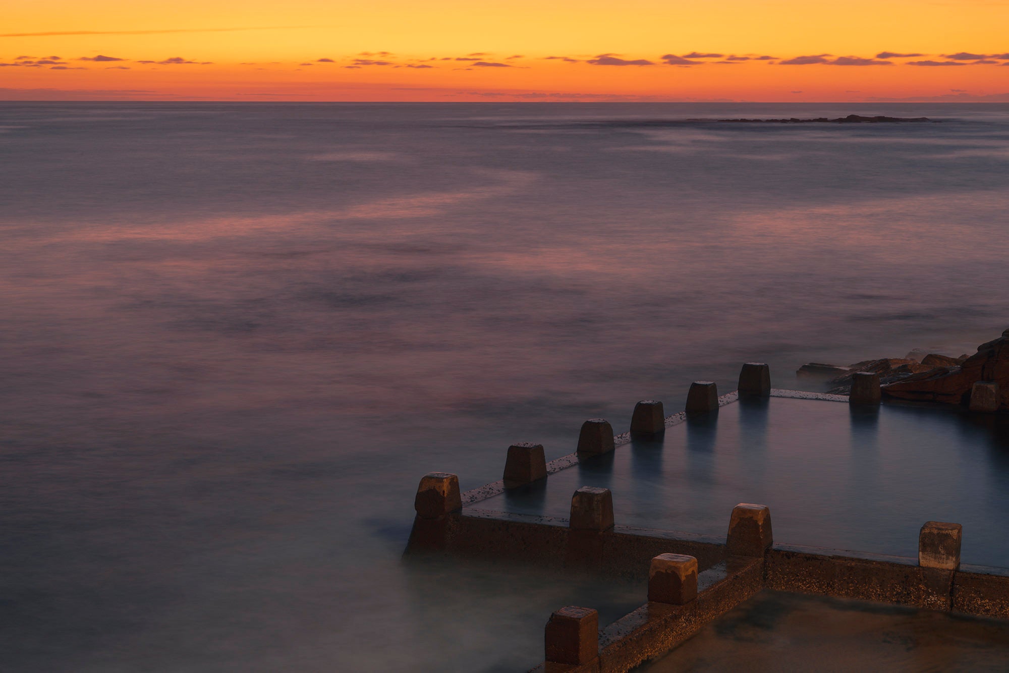 Coogee Calm - Fine art photograph of Ross Jones Rockpool in Coogee by Rochelle Salava | Salava Fine Art.